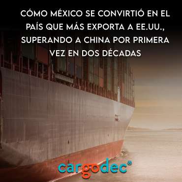 Cómo México se convirtió en el país que más exporta a EE.UU., superando a China por primera vez en dos décadas