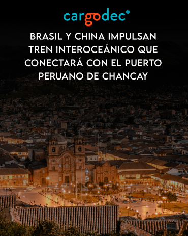 Brasil y China impulsan tren interoceánico que conectará con el puerto peruano de Chancay